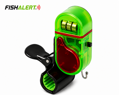 Green FishAlert fishing bite alarm
