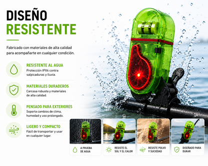 FishAlert splash resistant outdoor design